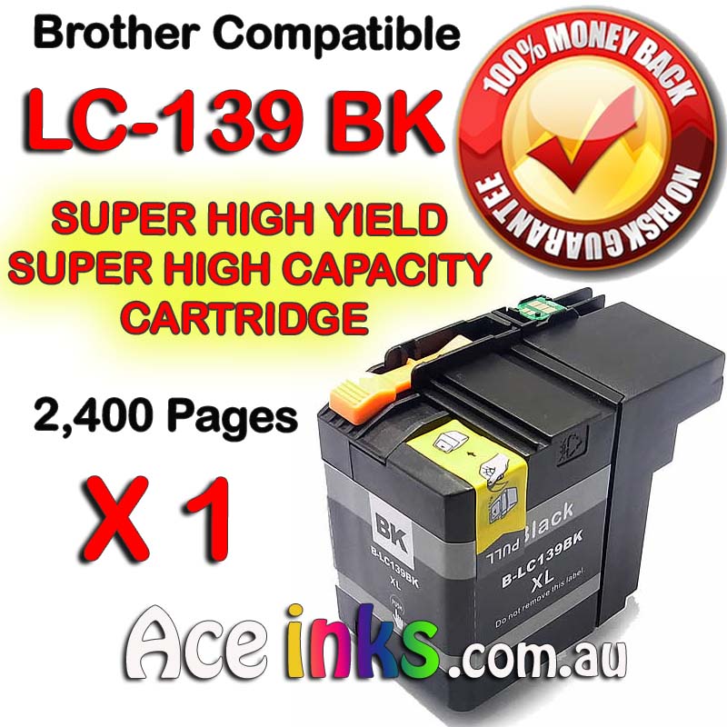 Super High Yield Compatible Brother LC139XL